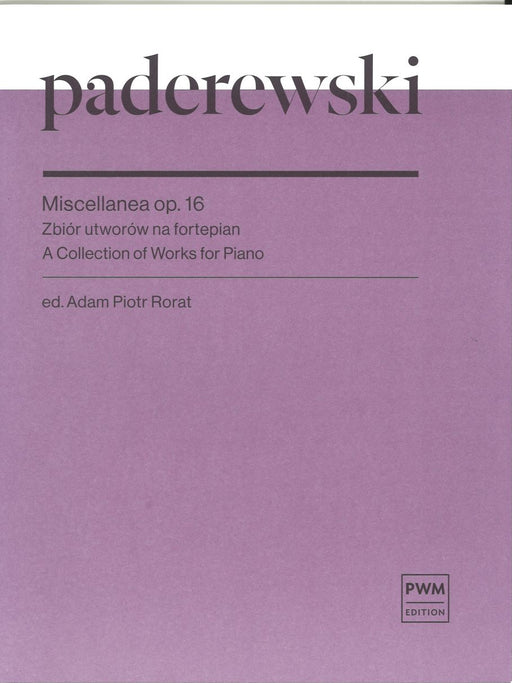 Miscellanea Op.16 A Collection of Works for Piano