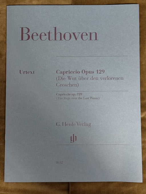 [理由あり品]Alla Ingharese quasi un Capriccio G major Op.129