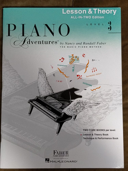 [理由あり品][英語版]Piano Adventure Lesson＆Theory Level 3 All-in-Two Edition[Audio版]