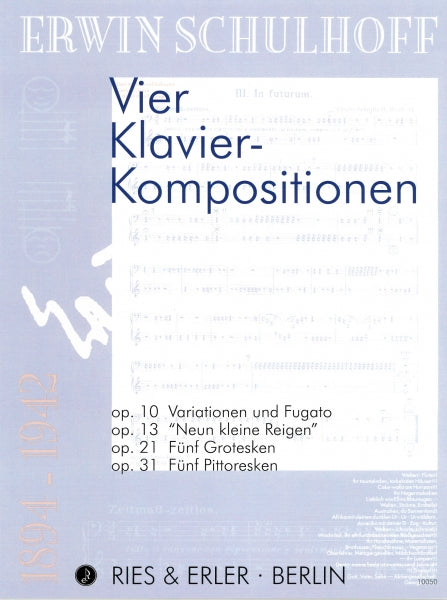 4 Klavierkompositionen op.10,13,21,31