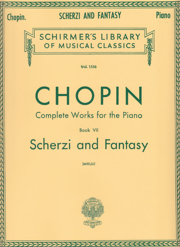 Complete Works for the Piano Book 7 Scherzi and Fantasy [Mikuli