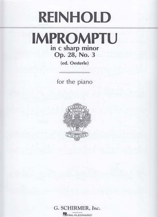 IMPROMPTU In C sharp minor Op.28, No.3