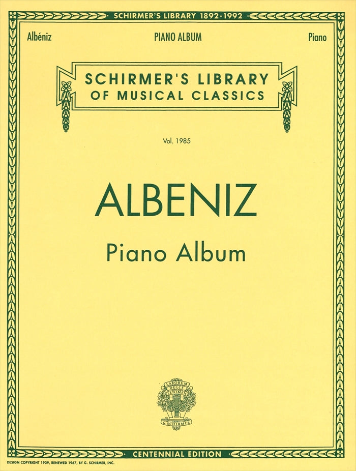 Piano Album - ピアノアルバム - アルベニス — 楽譜専門店 Crescendo alle