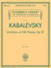 Variations on Folk Themes Op.87