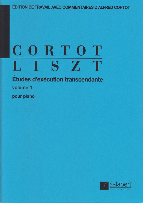 Etudes d'execution transcendante Vol.1 [Cortot]