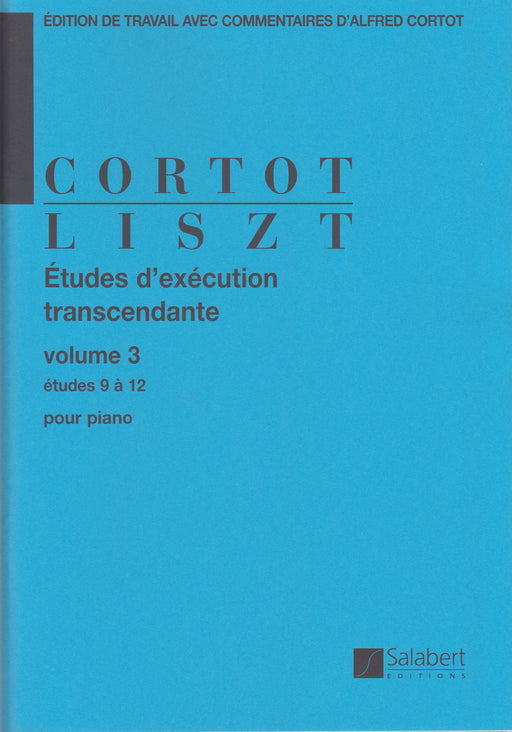 Etudes d'execution transcendante Vol.3 [Cortot]