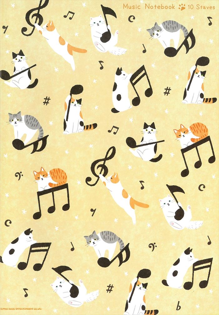 ねこページクルジャムノート(2)+ペン(2) kami-bungu_250419item003