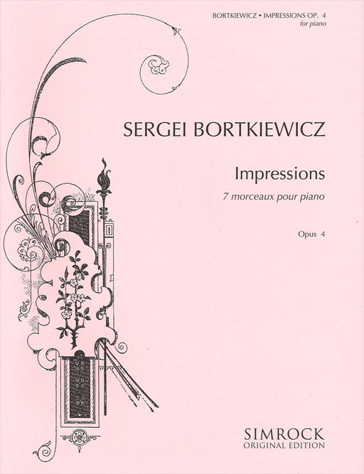 Impressions -7 morcezux pour piano Op.4