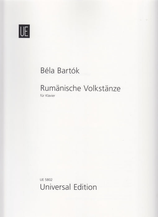 Rumanian Folk Dances Neuausgabe 1993