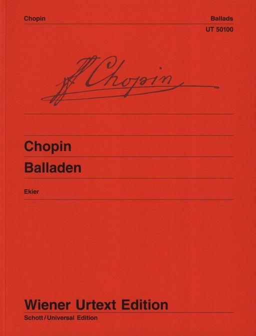 Chopin|バラード — 楽譜専門店 Crescendo alle