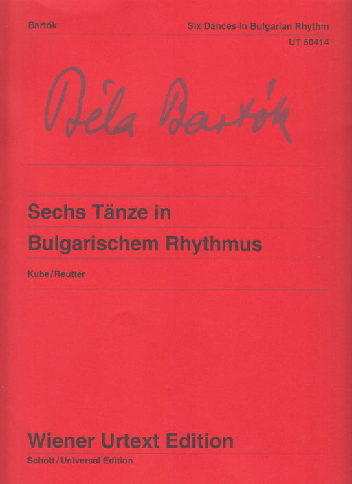 6 Dances in Bulgarian Rhythm