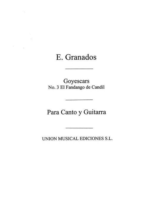 Goyescas No.3 El Fandango de Candil