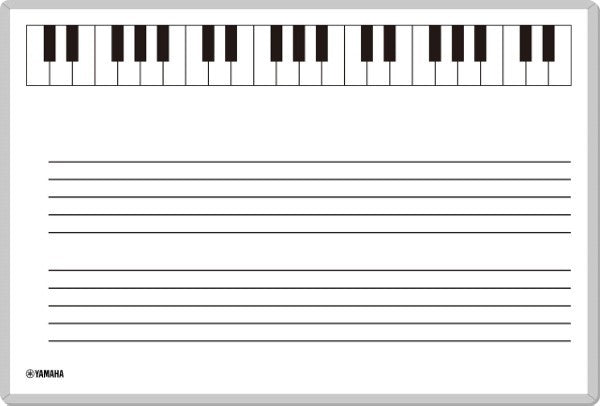 五線ホワイトボード（A3）
