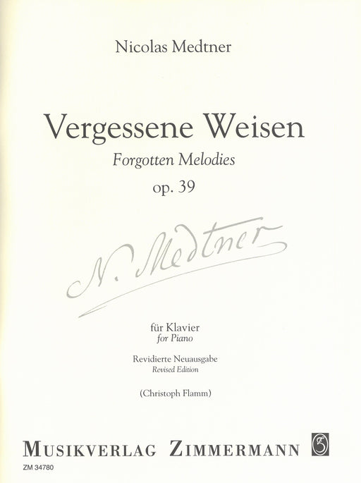 Vergessene Weisen Op.39