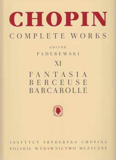 CW11 Fantasia, Berceuse, Barcarolle