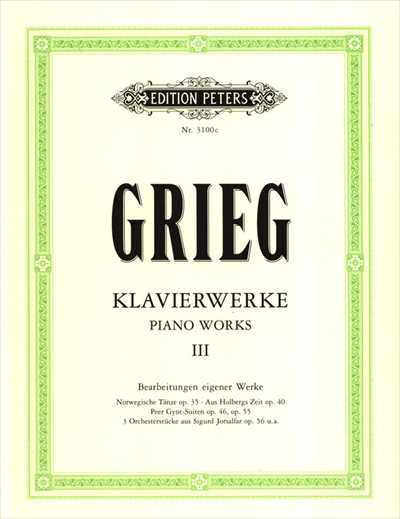 KLAVIERWERKE BAND 3 Bearbeitung eigener Werke