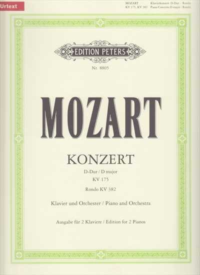 Konzert Nr.5 D-dur KV175 / Rondo KV382 URTEXT