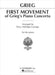 FIRST MOVEMENT of Greig's Piano Concerto