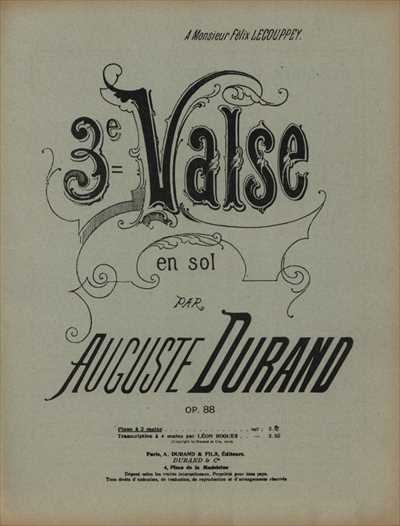 3me VALSES Op.88