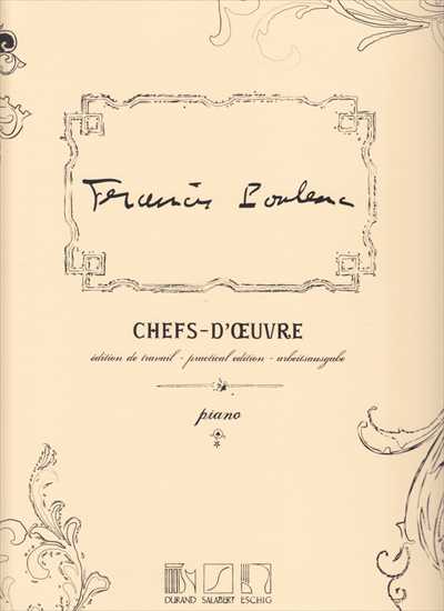 Poulenc Chefs-d'oeuvre