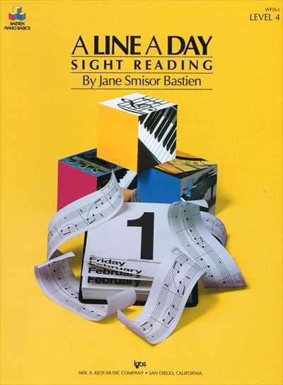 [英語版]Basics A Line A Day Sight Reading level 4