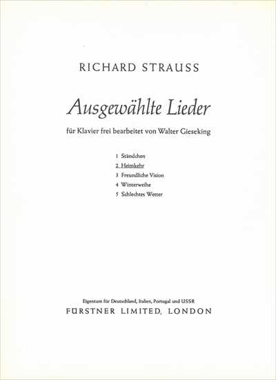 Heimkehr Op.15-5