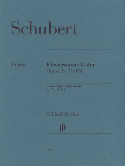 Klaviersonate G dur Op.78 D894
