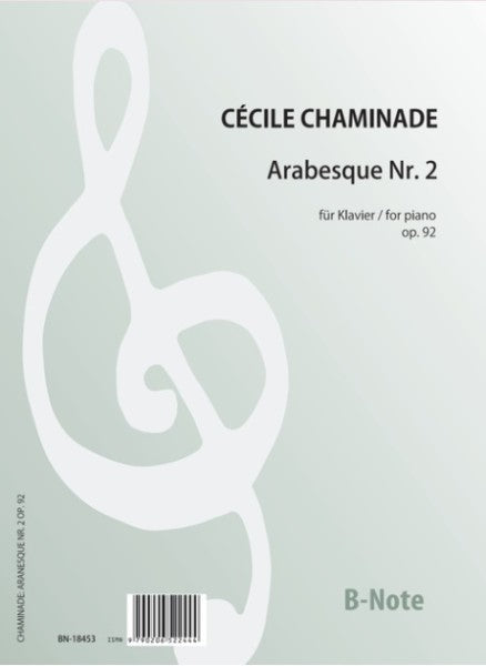 Arabesque No.2 for piano op.92