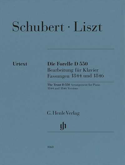 Die Forelle D 550, Fassungen 1844 und 1846