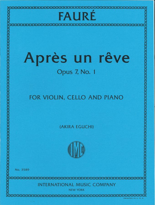 Apres un Reve op.7-1 (trio)