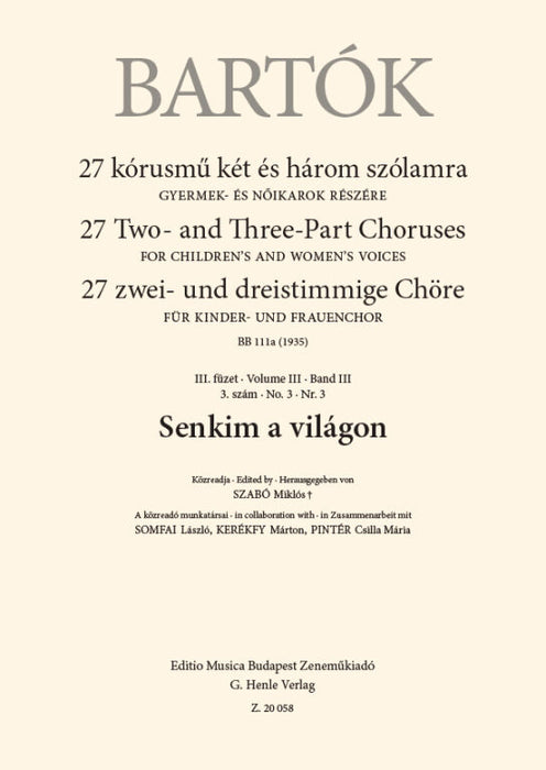 Senkim a vilagon (この世にただ一人の私)