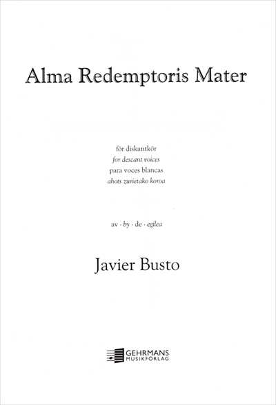 Alma Redemptoris Mater (SSAA)