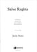 Salve Regina [SSAA]