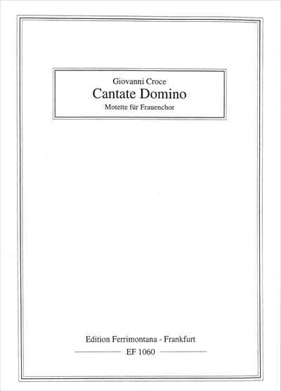 Cantate Domino[SSAA]