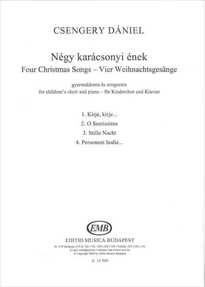 Negy karacsonyi enek (4 Christmas Songs)