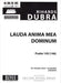 Lauda anima mea dominum