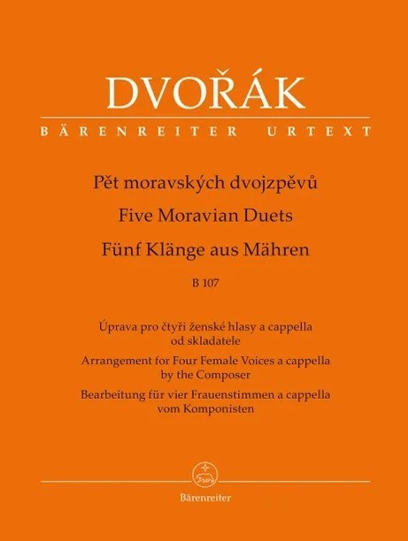 Pet moravskych dvojzpevu (Five Moravian Duets) [SSAA]