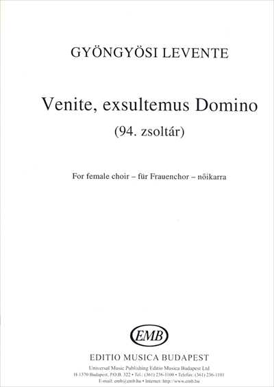 Venite, exsultemus Domino