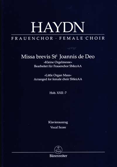 Missa Brevis St.Joannis de Deo [SSAA]