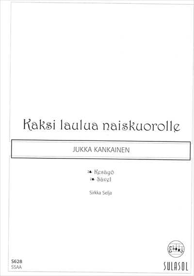 Kaksi laulua naiskuorolle 