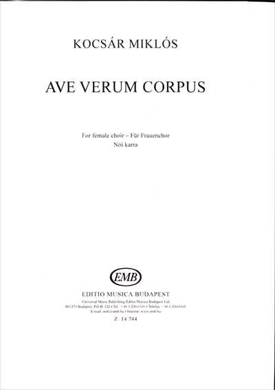 Ave verum corpus [SMA]