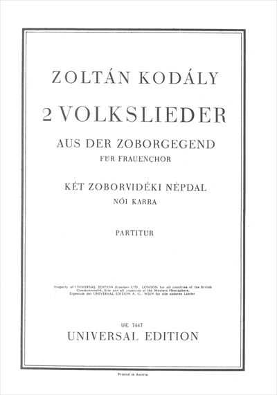 2 Volkslieder