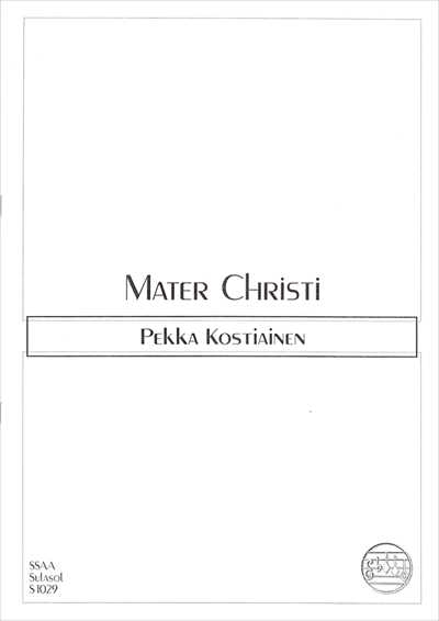 Mater Christi [SSAA]