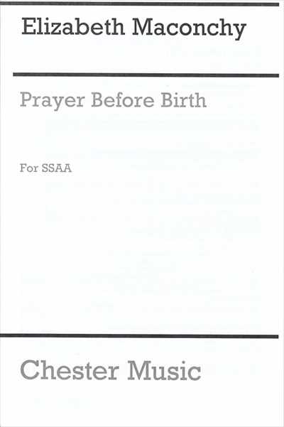 Prayer Before Birth