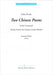 Two Chinese Poems