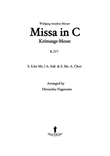 Missa in C K.317 [SSA]