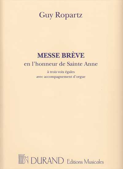 Messe Breve St.Anne