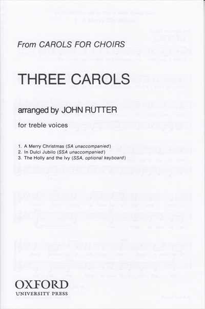 3 Carols [SSA]