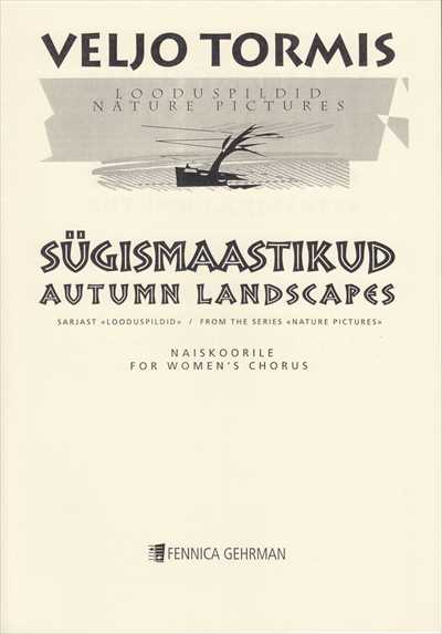 Sugismaastikud (Autumn Landscapes) [SSAA]
