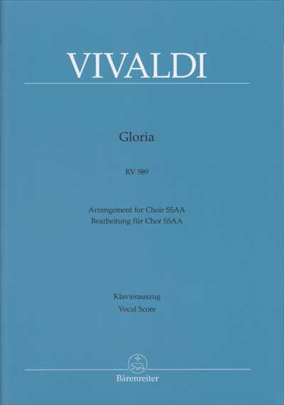 Gloria RV.589 [SSAA ver. / Vocal Score]